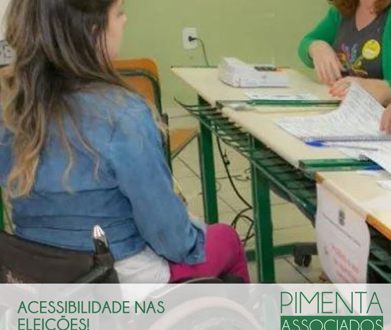 Mais de 14 mil eleitores com deficiência mudam local de voto por acessibilidade